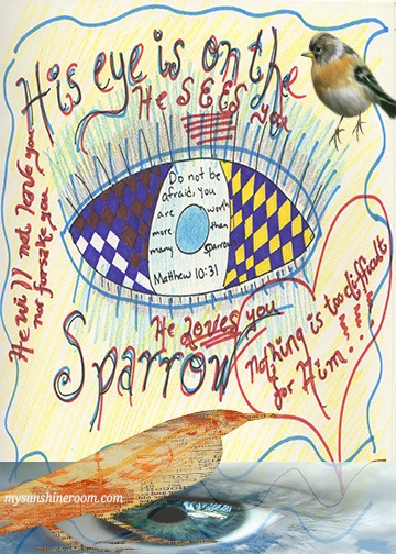 His Eye Is On The Sparrow Picture Prayer